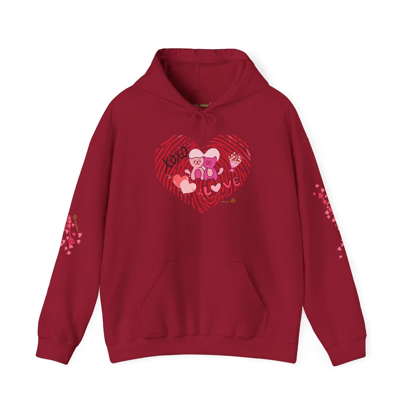 Heart Unisex Heavy Blend™ Hooded Sweatshirt