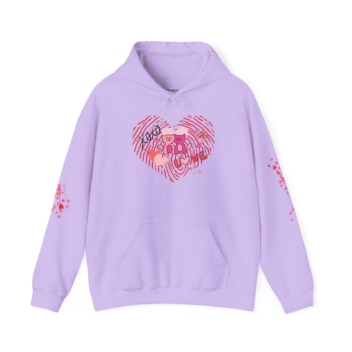 Heart Unisex Heavy Blend™ Hooded Sweatshirt