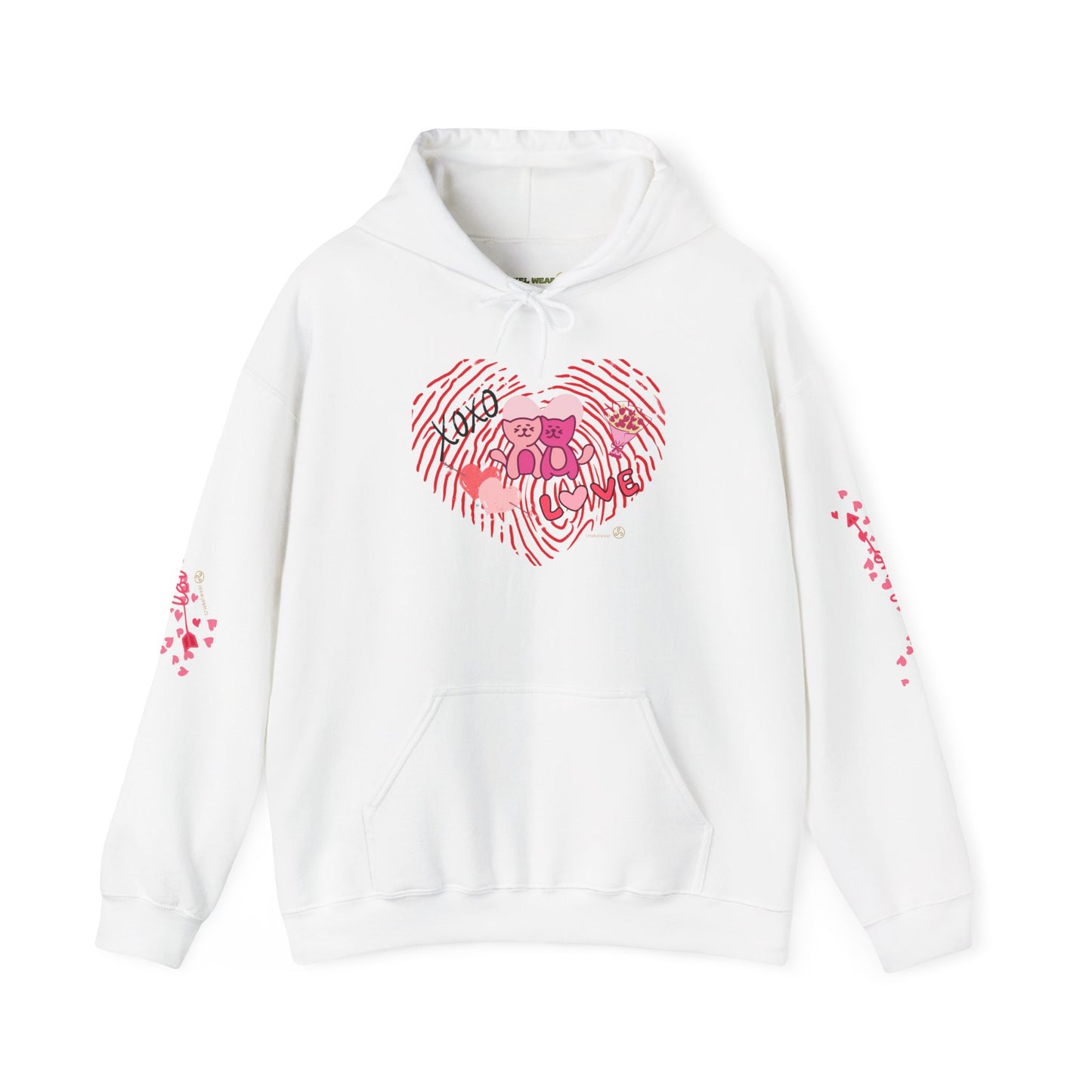 Heart Unisex Heavy Blend™ Hooded Sweatshirt