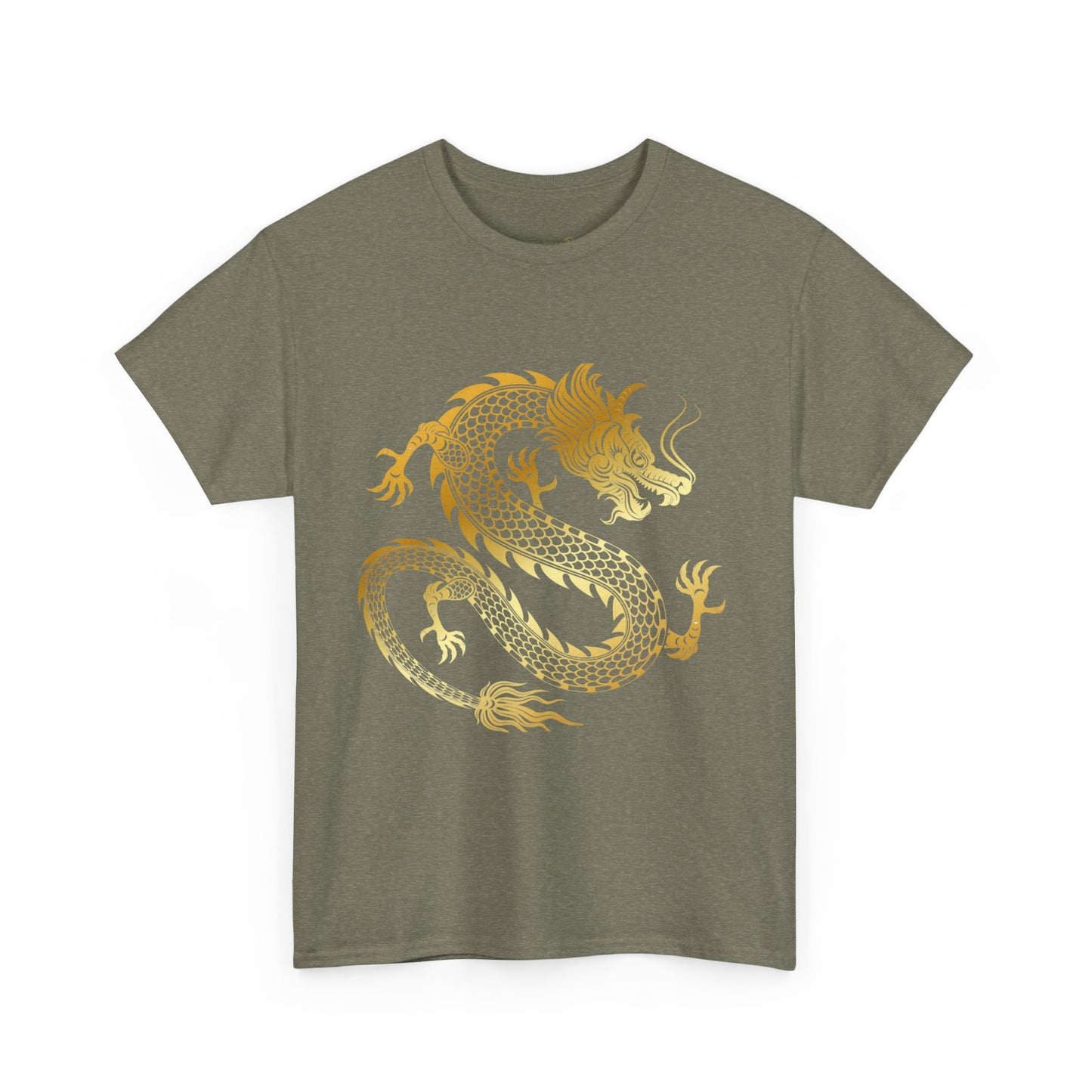 Gold Dragon Unisex Heavy Cotton Tee